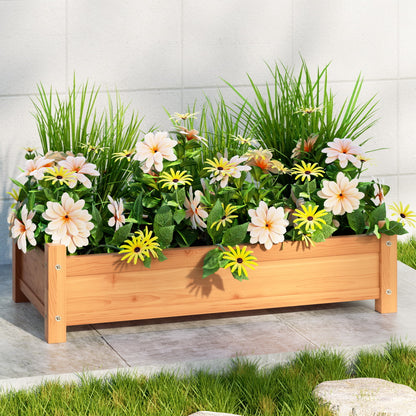 Greenfingers Wooden Raised Garden Bed .65m x.33 x160mm