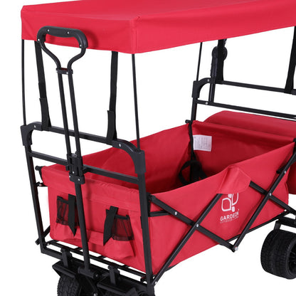 Gardeon Garden Cart  Removable Canopy