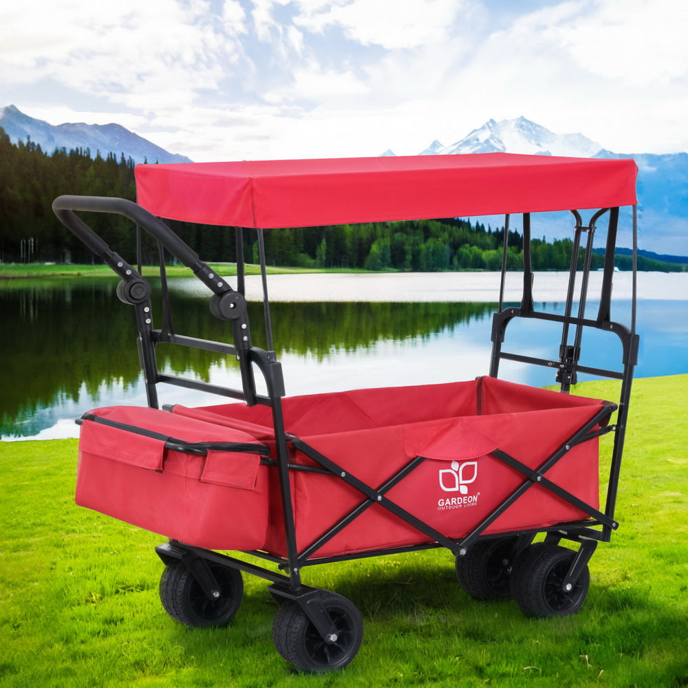 Gardeon Garden Cart  Removable Canopy