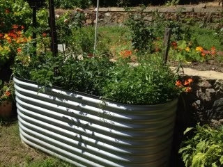 Australian made raised garden bed, custom made raised garden bed, corrugated raised garden bed, bluescope steel raised garden beds