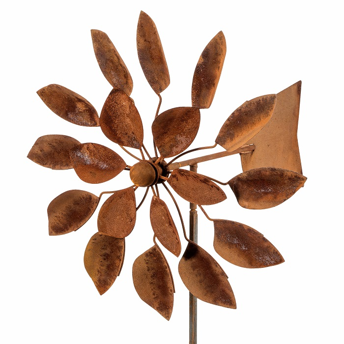Wind Spinner Petal Power Rust