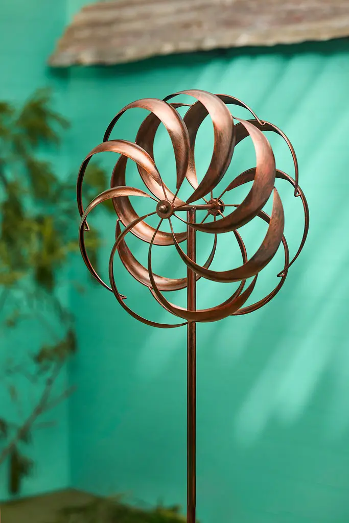 Wind Spinner Kaleidoscope Bronze