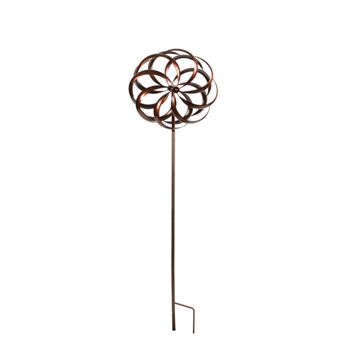 Wind Spinner Kaleidoscope Bronze