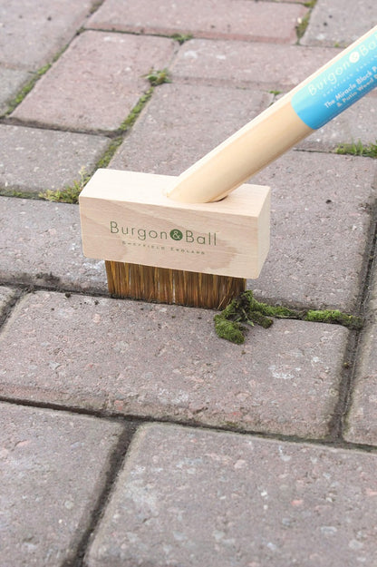 Burgon &amp; Ball | Long Handled Miracle Block Paving Brush