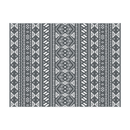 Gardeon Reversible Outdoor Rug 274x366cm — Grey