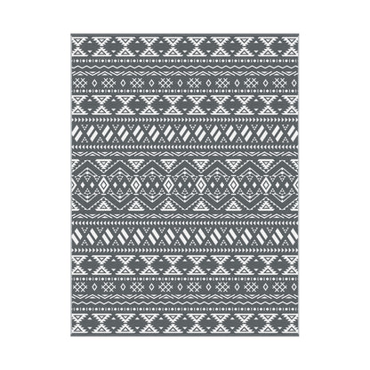 Gardeon Reversible Outdoor Rug 274x366cm — Grey