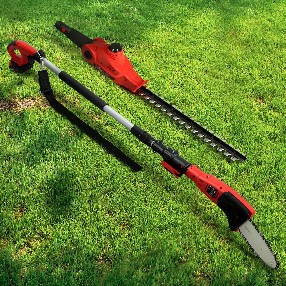 Giantz | Electric Pole Chainsaw &amp; Trimmer 2.7m Long Reach - 20V