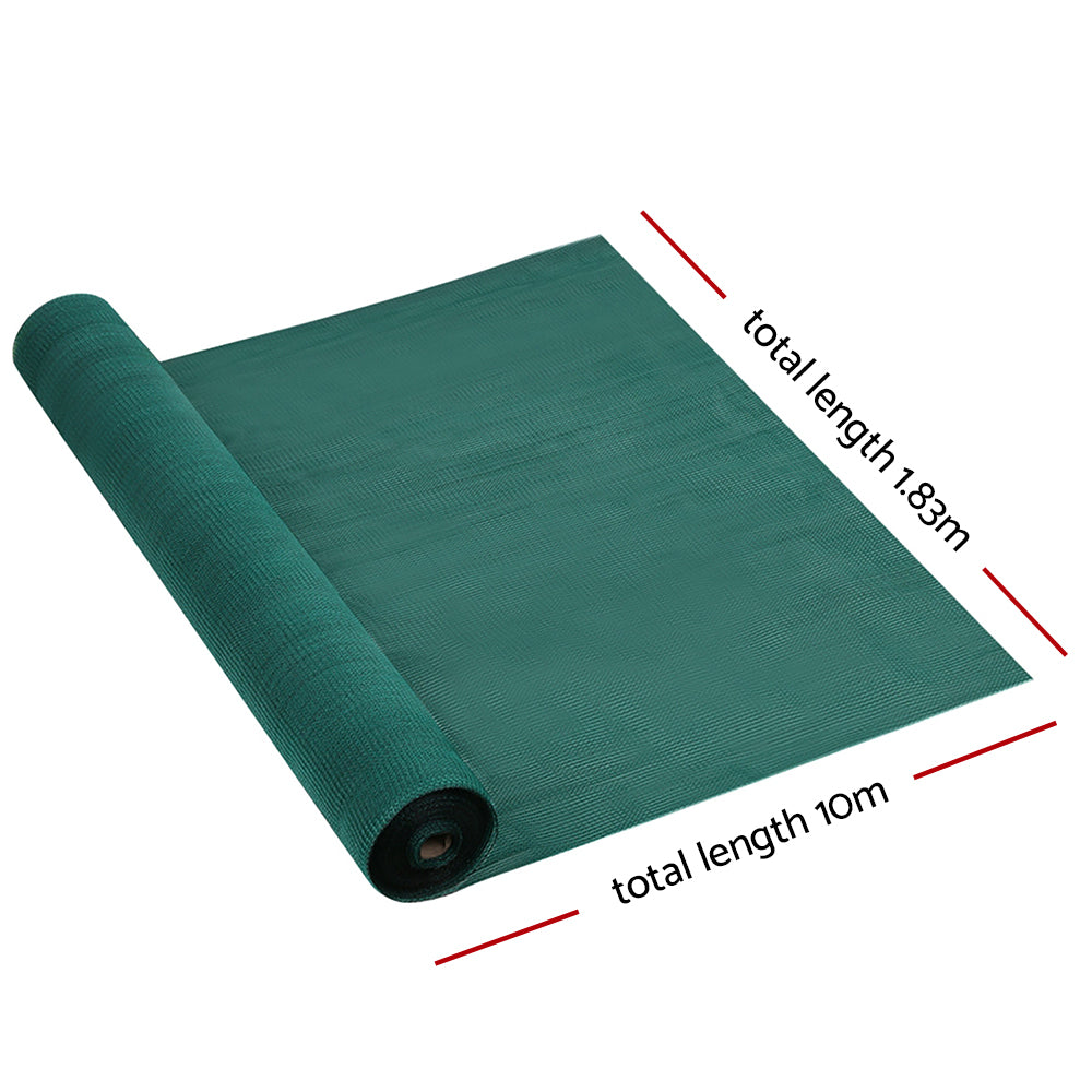 30% Shade Cloth Heavy Duty 1.83m x 10m Green