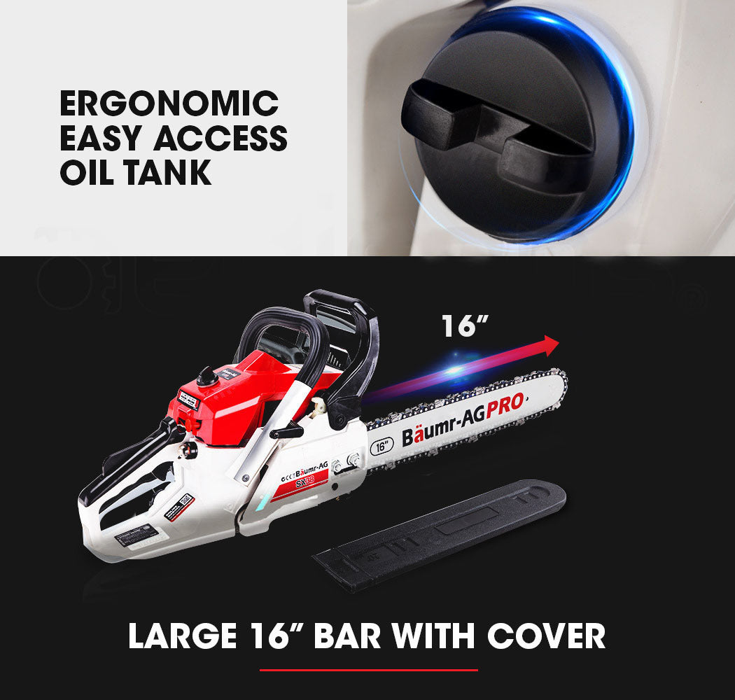 Baumr AG |  Chainsaw Petrol Commercial 16” Bar - 38cc