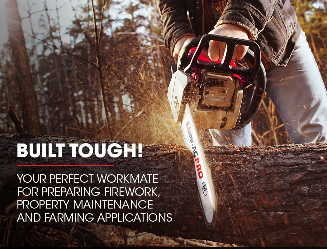 Baumr AG |  Chainsaw Petrol Commercial 20” Bar - 52cc