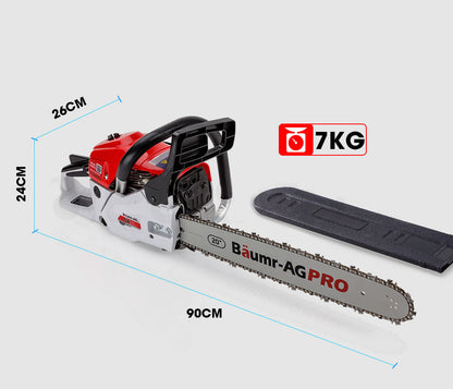 Baumr AG |  Chainsaw Petrol Commercial 20” Bar - 62cc