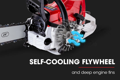 Baumr AG |  Chainsaw Petrol Commercial  24” - 72cc