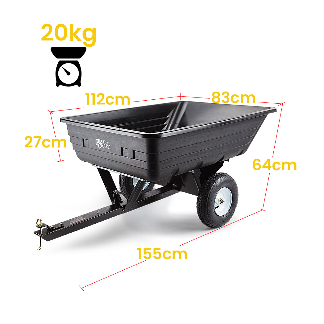 Plantcraft Poly Dump Cart Garden 181kg