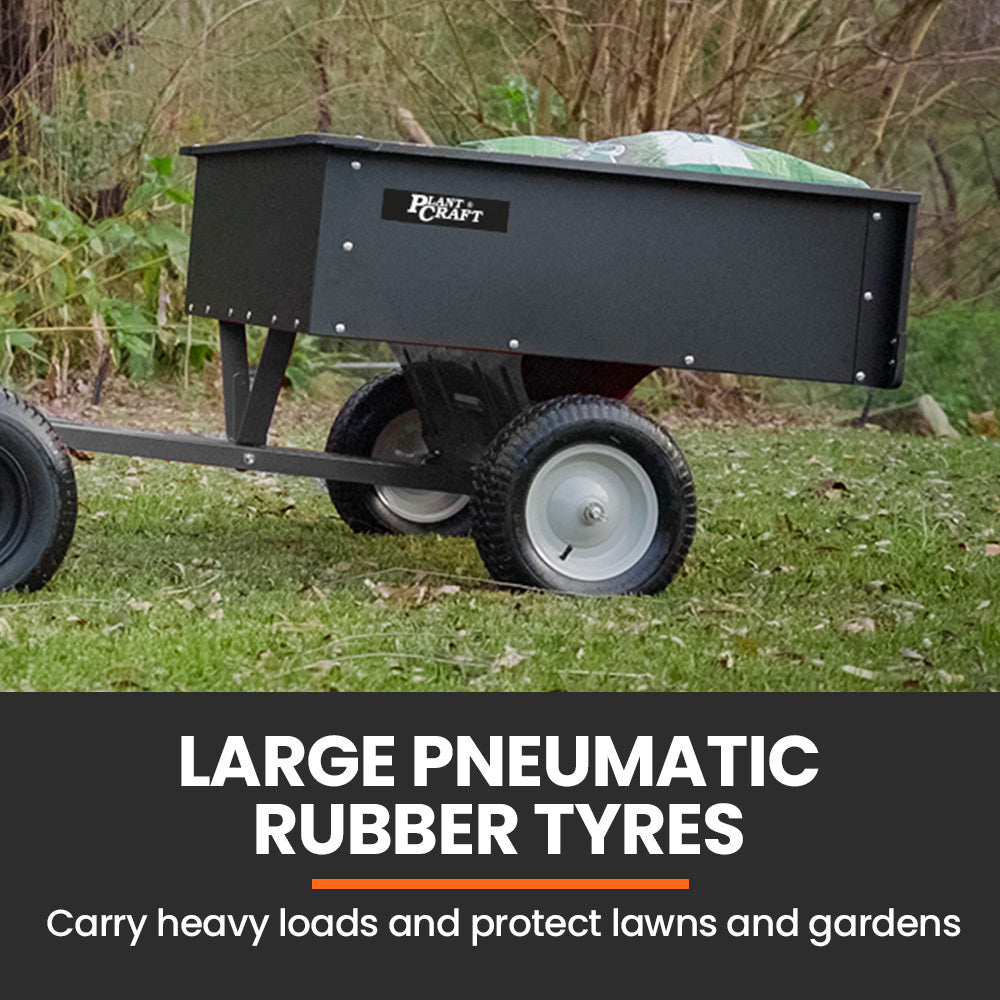 Plantcraft Metal Dump Cart Garden 270kg