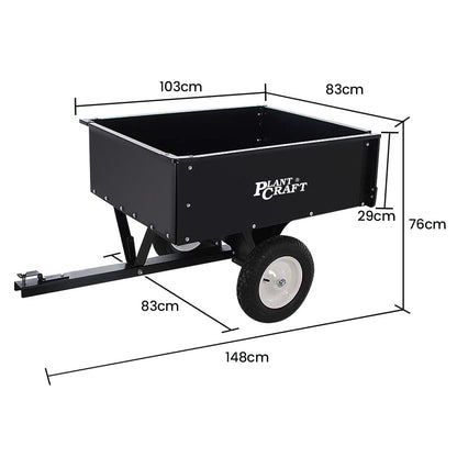 Plantcraft Metal Dump Cart Garden 270kg