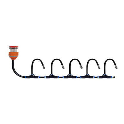 Garden Watering System Adjustable Spray Irrigation Hose Sprinkler 10m