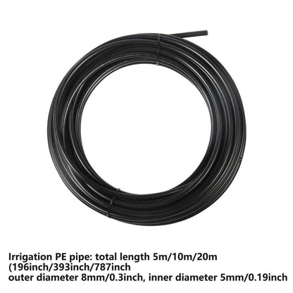 Garden Watering System Adjustable Spray Irrigation Hose Sprinkler 5m