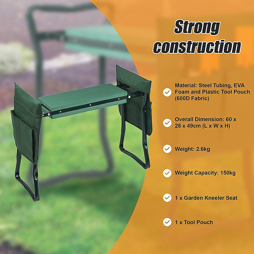 Garden Seat Folding Kneeler Bench