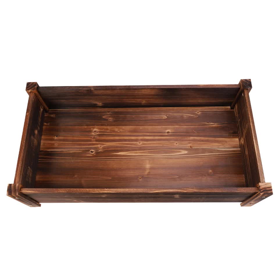 Wooden Raised Garden Bed 65cm x 33cm x 16cm