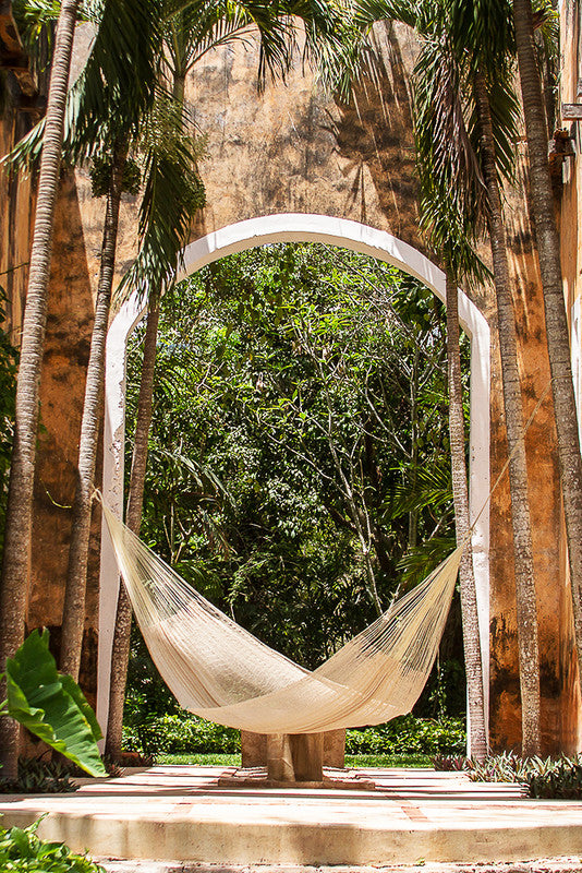 Cotton Mexican Hammock — Natural King Size