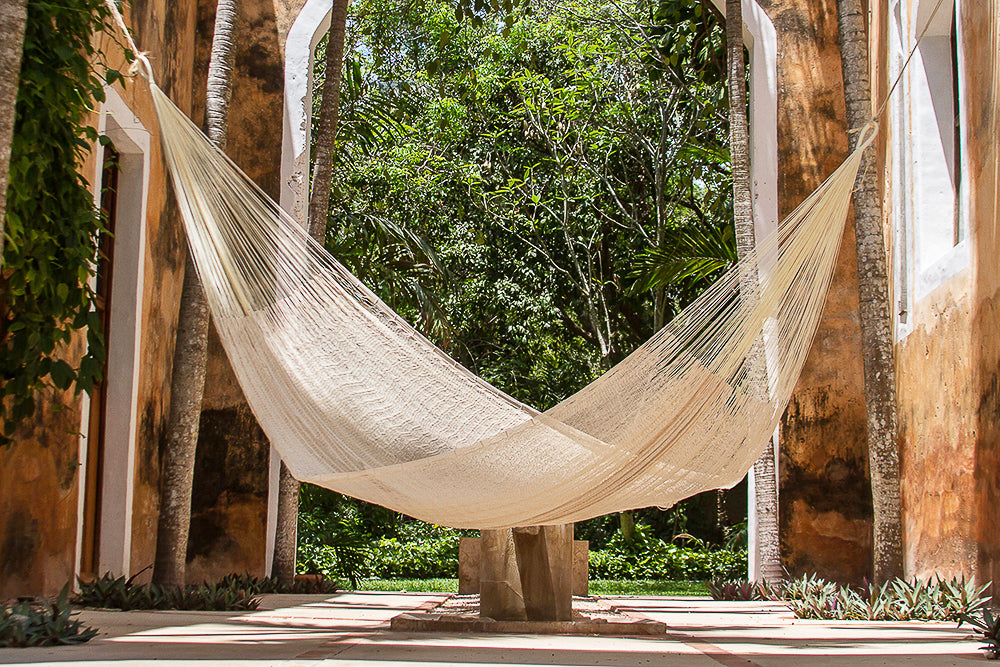 Cotton Mexican Hammock — Natural King Size