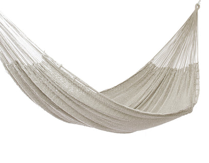 Mayan Legacy Outdoor Cotton Hammock — Family Size Marble