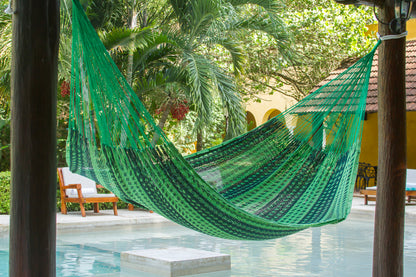 Mayan Legacy Outdoor Cotton Hammock — King Size Jardin
