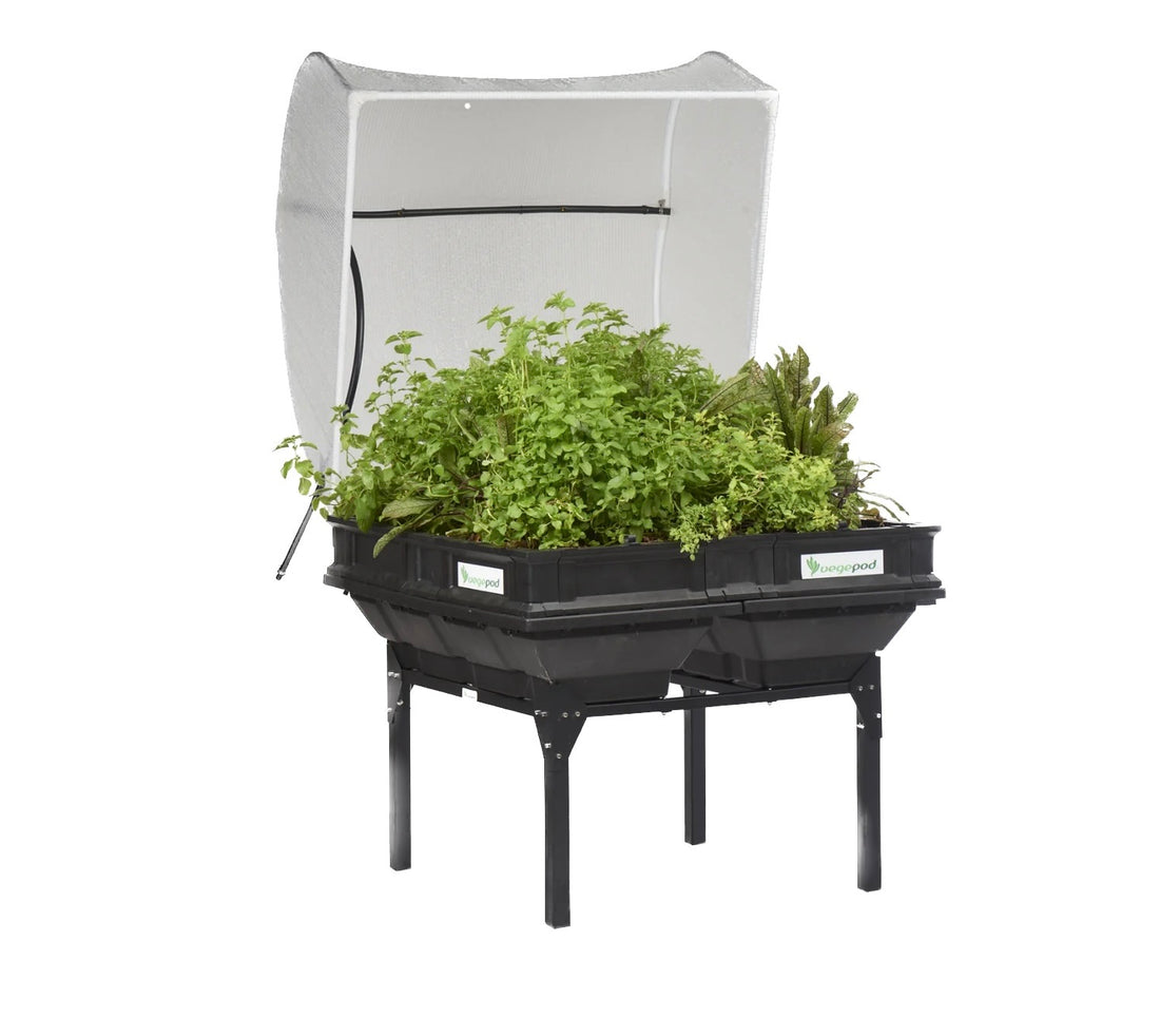 vegepod with cover and stand