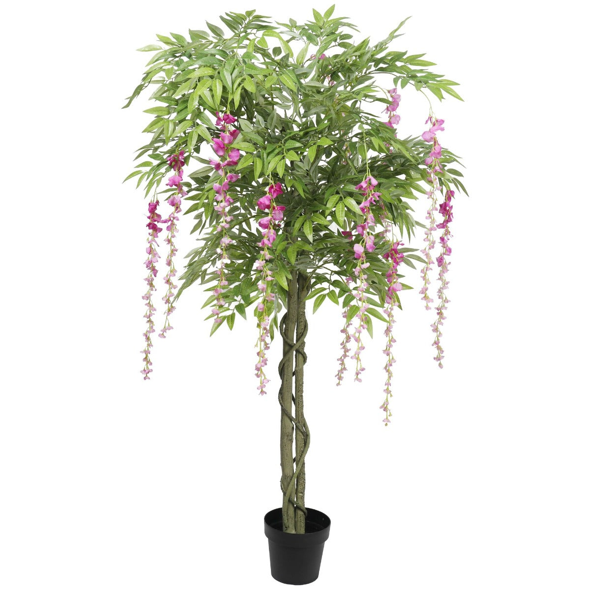 Pink Flowering Artificial Wisteria 1.8m