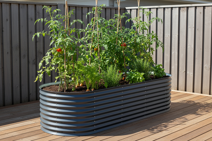 Greenfingers 56cm tall garden bed in backyard