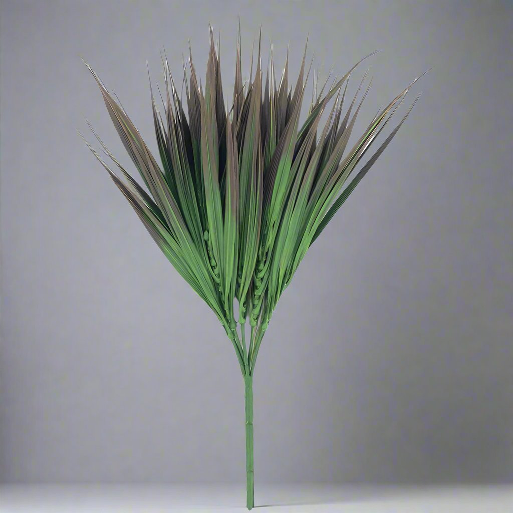 Artificial Brown Tipped Grass Plant 35cm