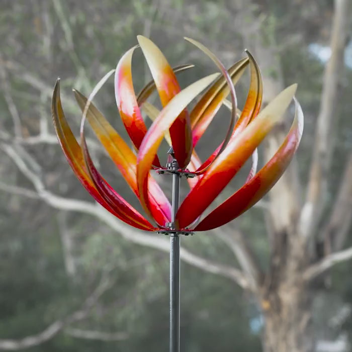Wind Spinner Lotus Flame