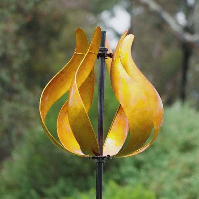 Wind Spinner Tulip Gold