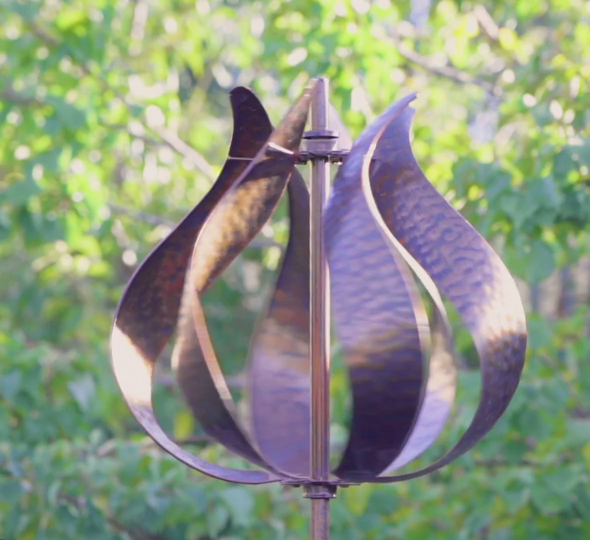 Wind Spinner Tulip Bronze