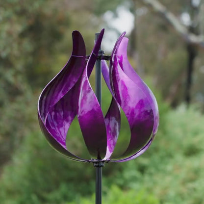 Wind Spinner Tulip Fuchsia
