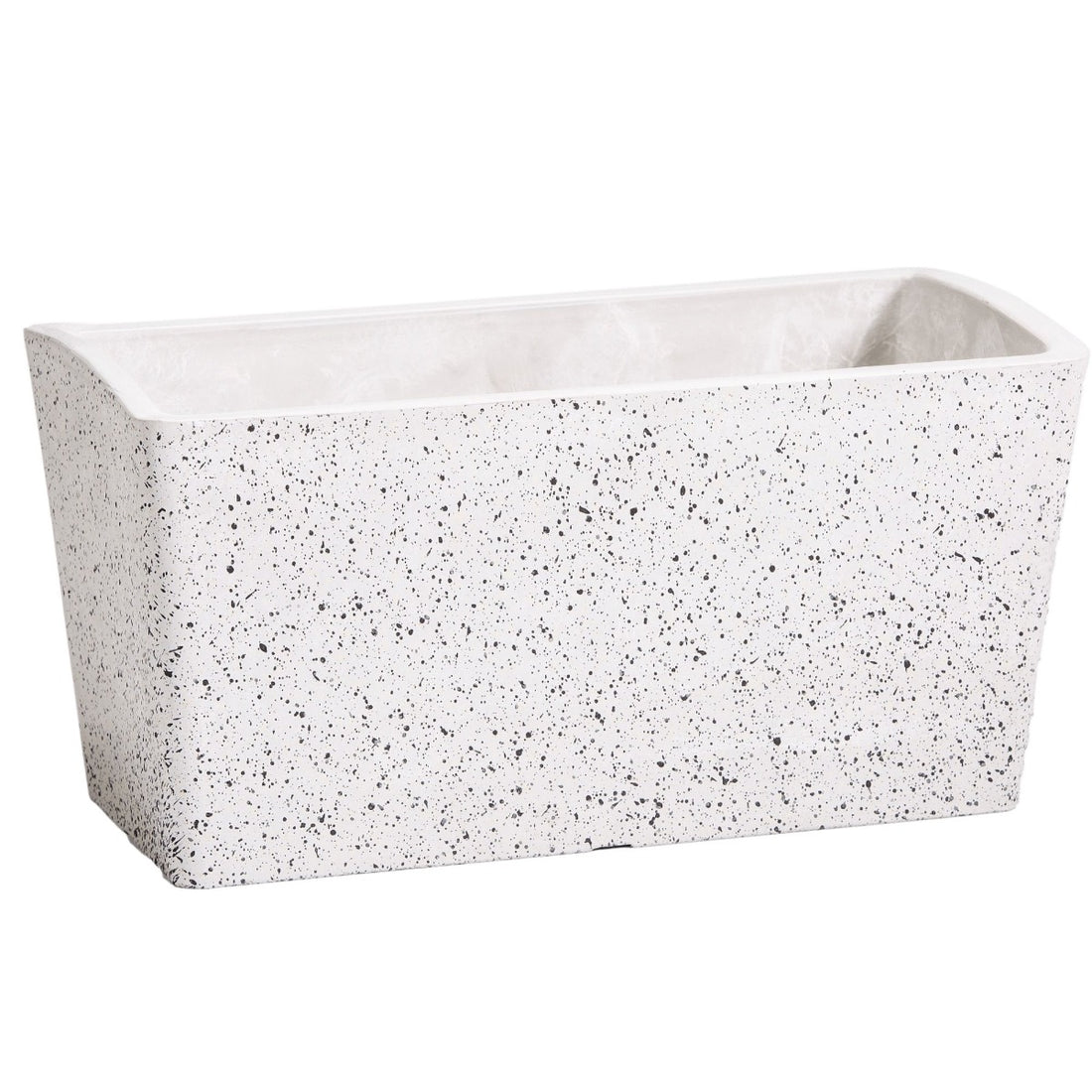 garden pots white stone rectangle australia wide delivery