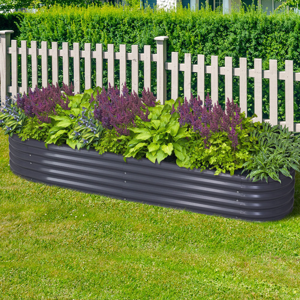 DIY planted Greenfingers raised garden bed, the cheaper option