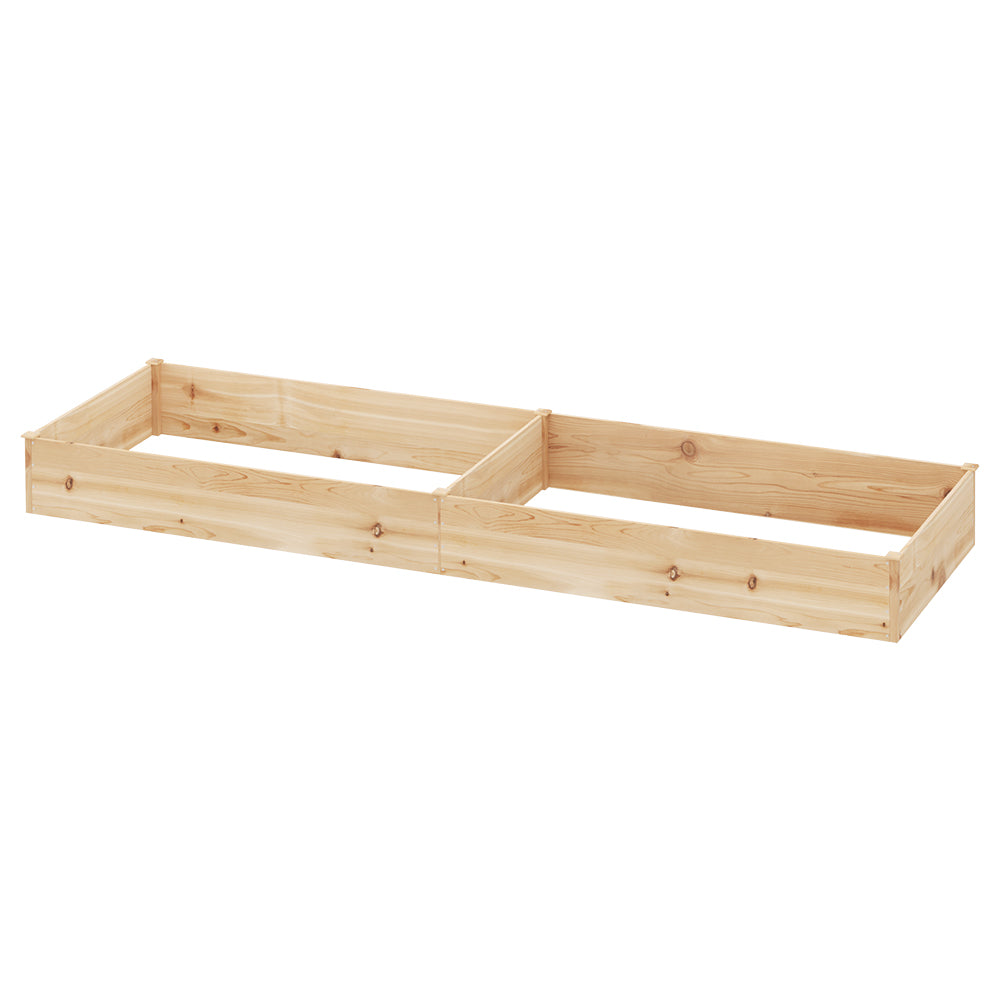 Greenfingers Wooden Raised Garden Bed 1.5m x .9m x300mm