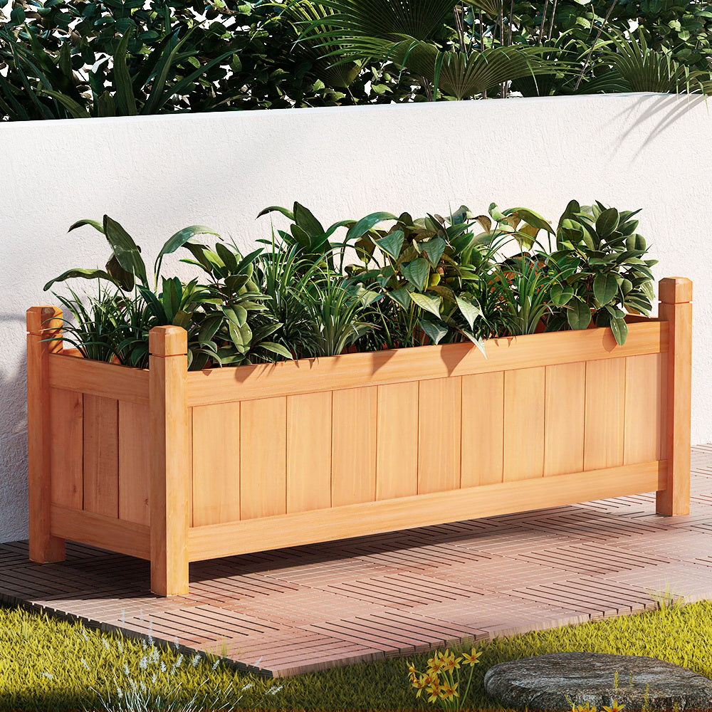 Greenfingers Wooden Raised Garden Bed .9m x .3m x 330mm