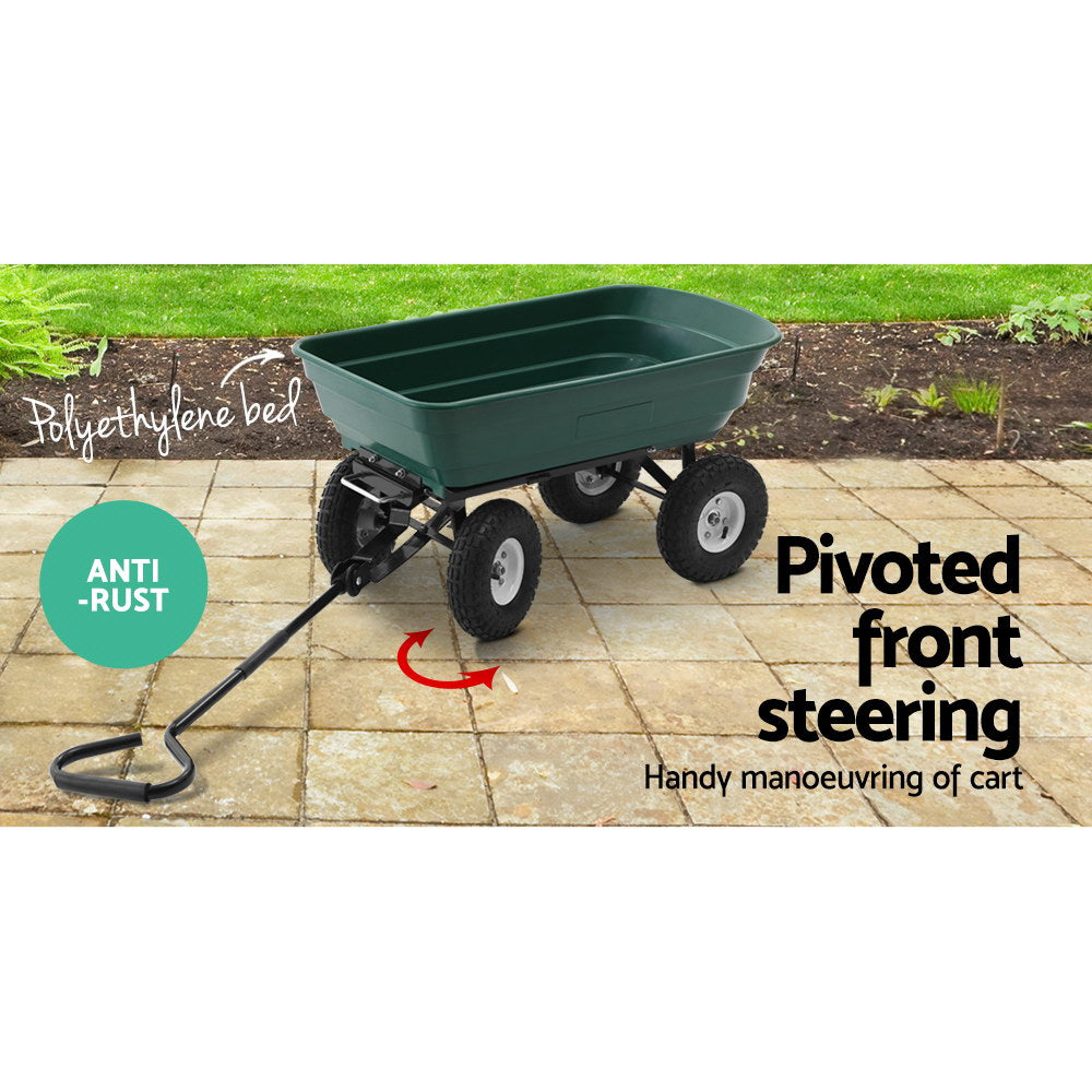 garden cart from steering