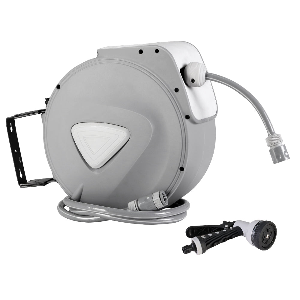 garden hose Water Hose Reel 10M Retractable Auto Rewind Garden Spray Gun