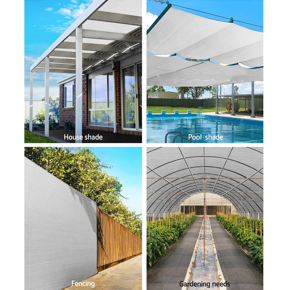 90% Shade Cloth Heavy Duty 3.66m x 30m - Various Colours