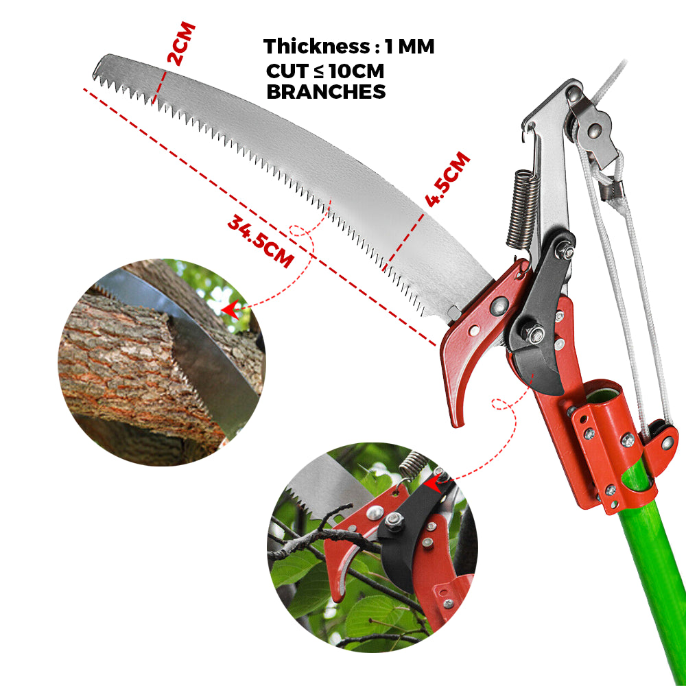 Pole Pruning Saw Tree Trimmer 8M Detachable