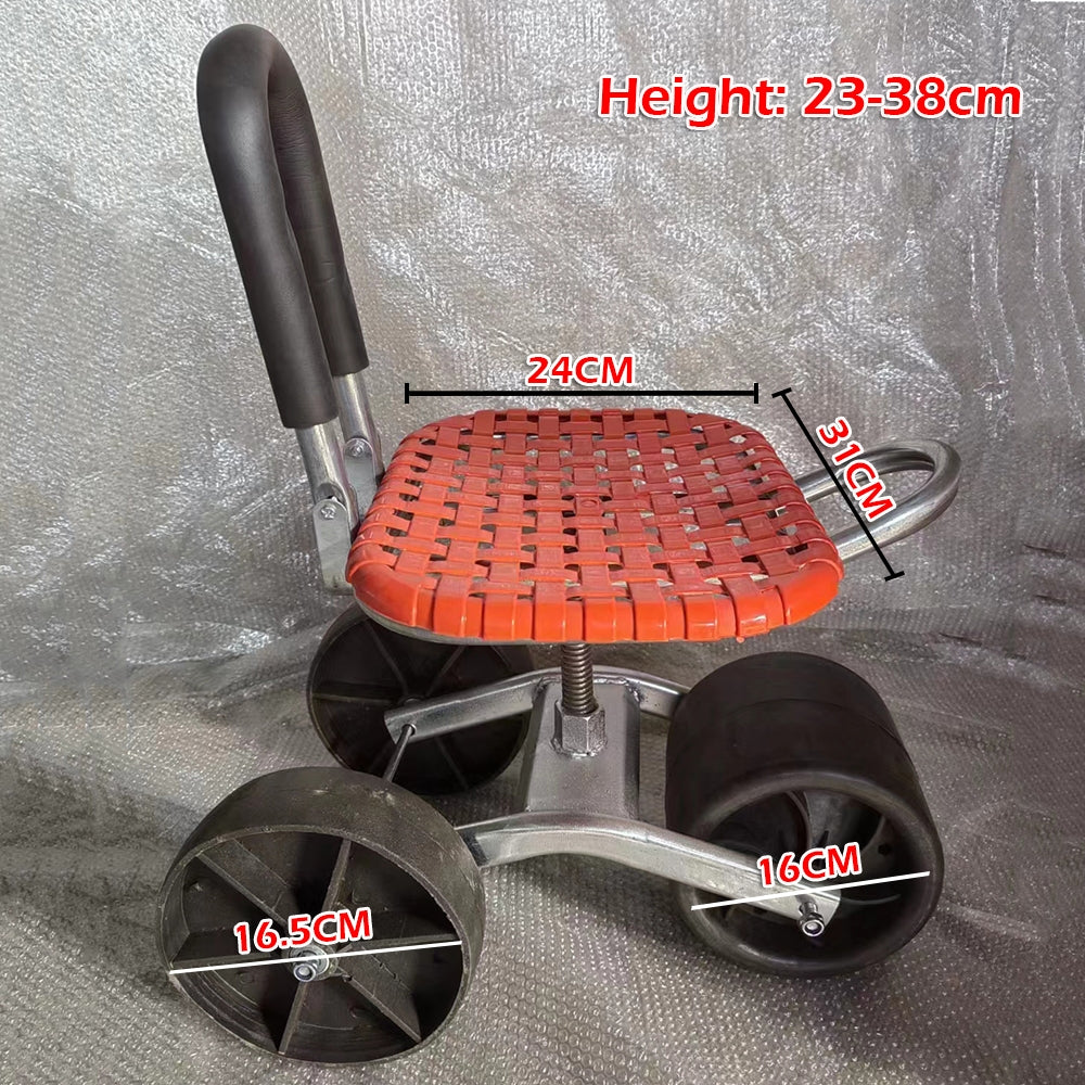 Folding Gardening Stool Seat Adjustable