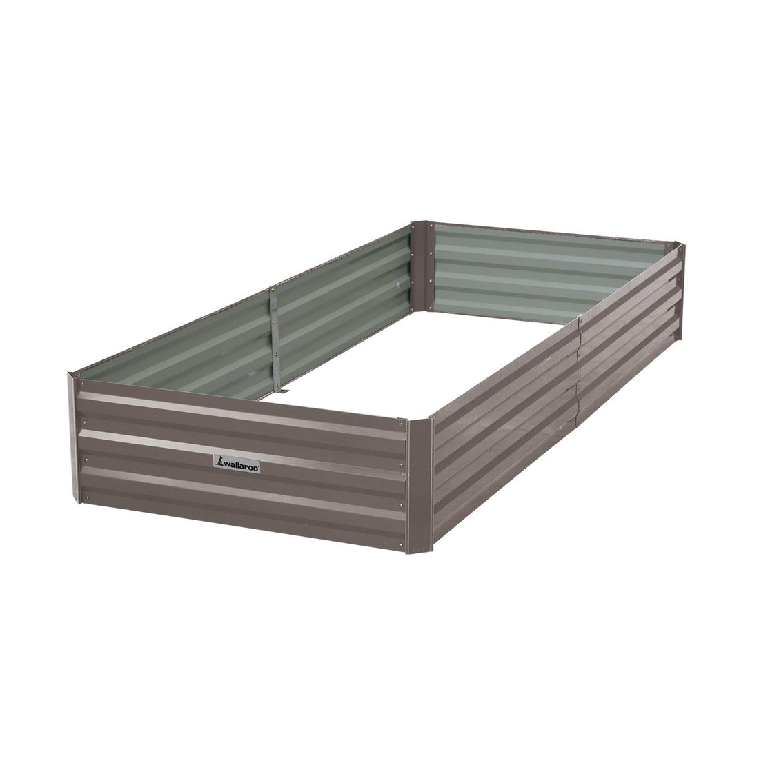 wallaroo galvanised steel raised garden bed 