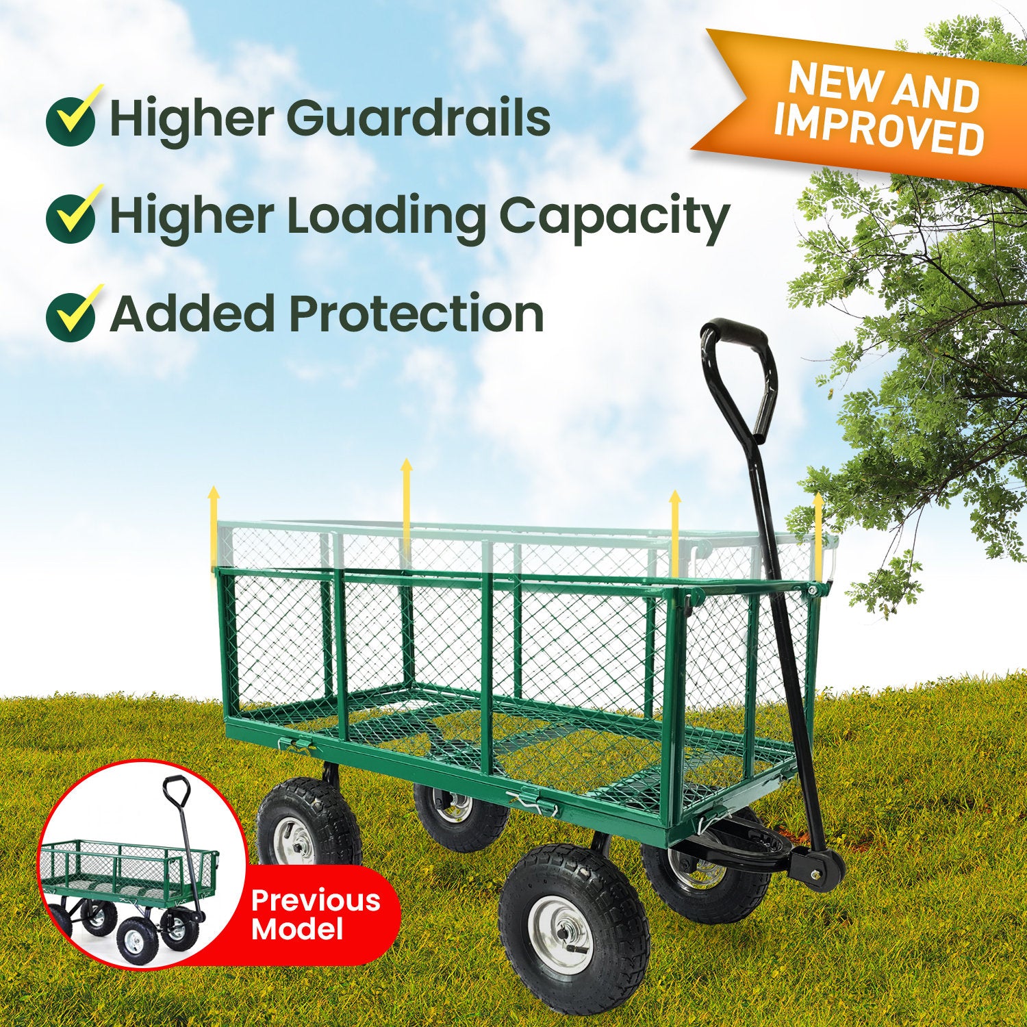 australia online garden cart with higher loading capacity.