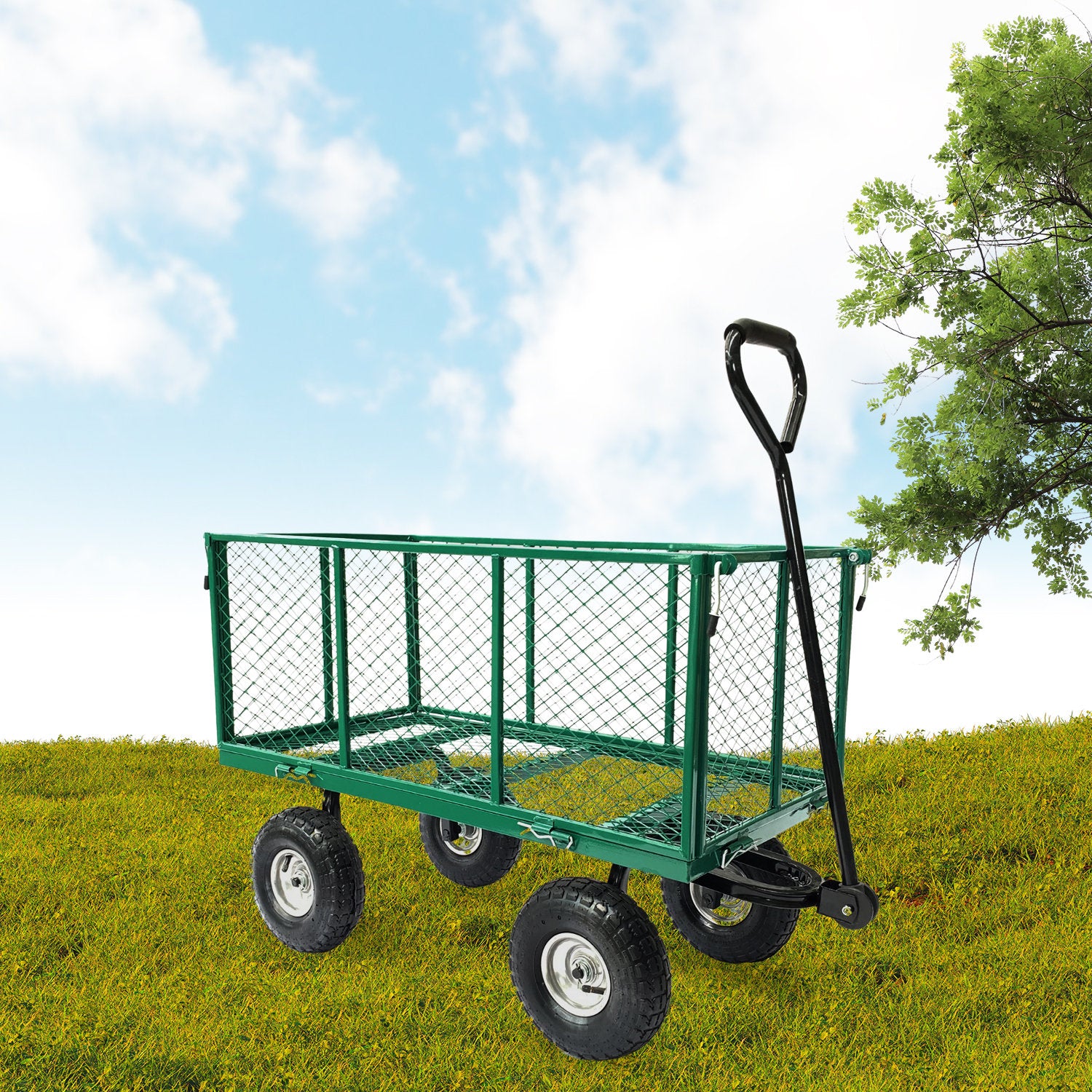 australia wide delivery green garden cart