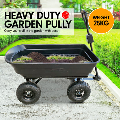 Kartrite Garden Dump  Wagon Carrier Wheel Barrow 300kg