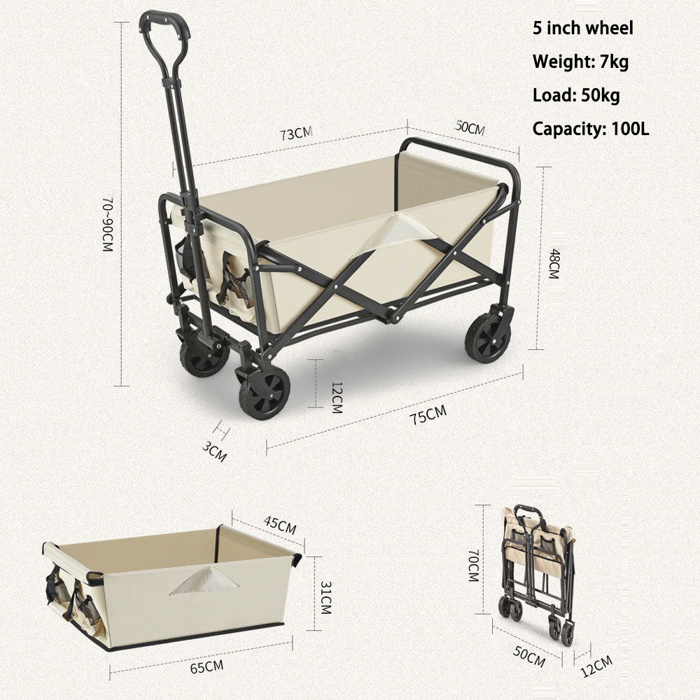dimensions garden cart