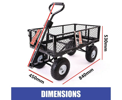 garden cart dimensions australia wide delivery